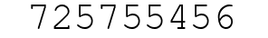 Number 725755456.
