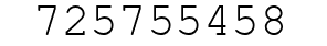 Number 725755458.