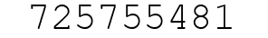 Number 725755481.