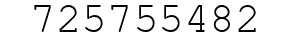 Number 725755482.
