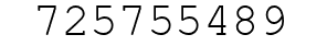 Number 725755489.