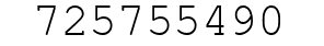 Number 725755490.