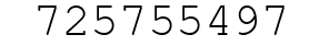Number 725755497.