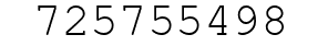 Number 725755498.