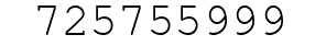 Number 725755999.