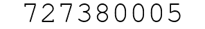 Number 727380005.