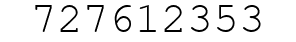 Number 727612353.