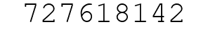 Number 727618142.