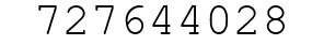 Number 727644028.