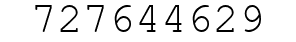 Number 727644629.