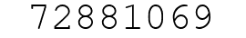 Number 72881069.