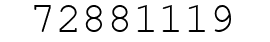 Number 72881119.
