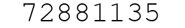 Number 72881135.
