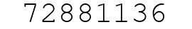 Number 72881136.