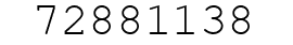Number 72881138.