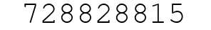 Number 728828815.