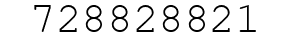 Number 728828821.
