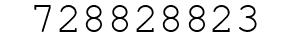 Number 728828823.