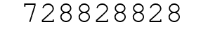 Number 728828828.