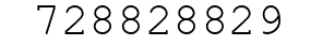 Number 728828829.