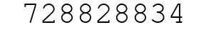 Number 728828834.