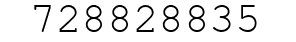 Number 728828835.