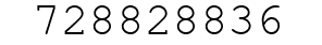 Number 728828836.