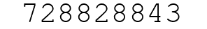 Number 728828843.