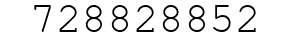 Number 728828852.