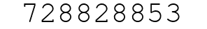 Number 728828853.