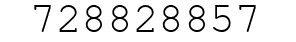 Number 728828857.