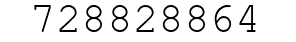 Number 728828864.