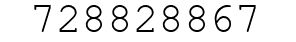 Number 728828867.