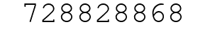 Number 728828868.
