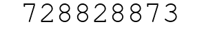 Number 728828873.