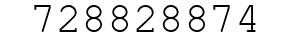 Number 728828874.