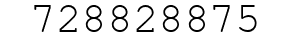 Number 728828875.