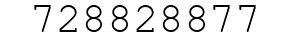 Number 728828877.
