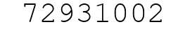 Number 72931002.