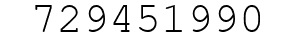 Number 729451990.