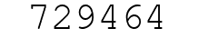 Number 729464.