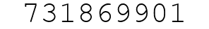 Number 731869901.