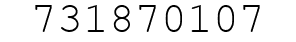 Number 731870107.