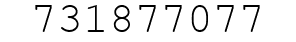 Number 731877077.