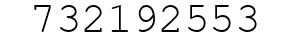 Number 732192553.