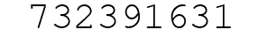 Number 732391631.