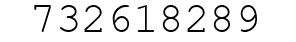 Number 732618289.