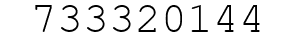 Number 733320144.