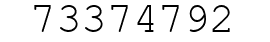 Number 73374792.