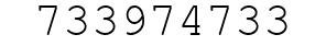 Number 733974733.